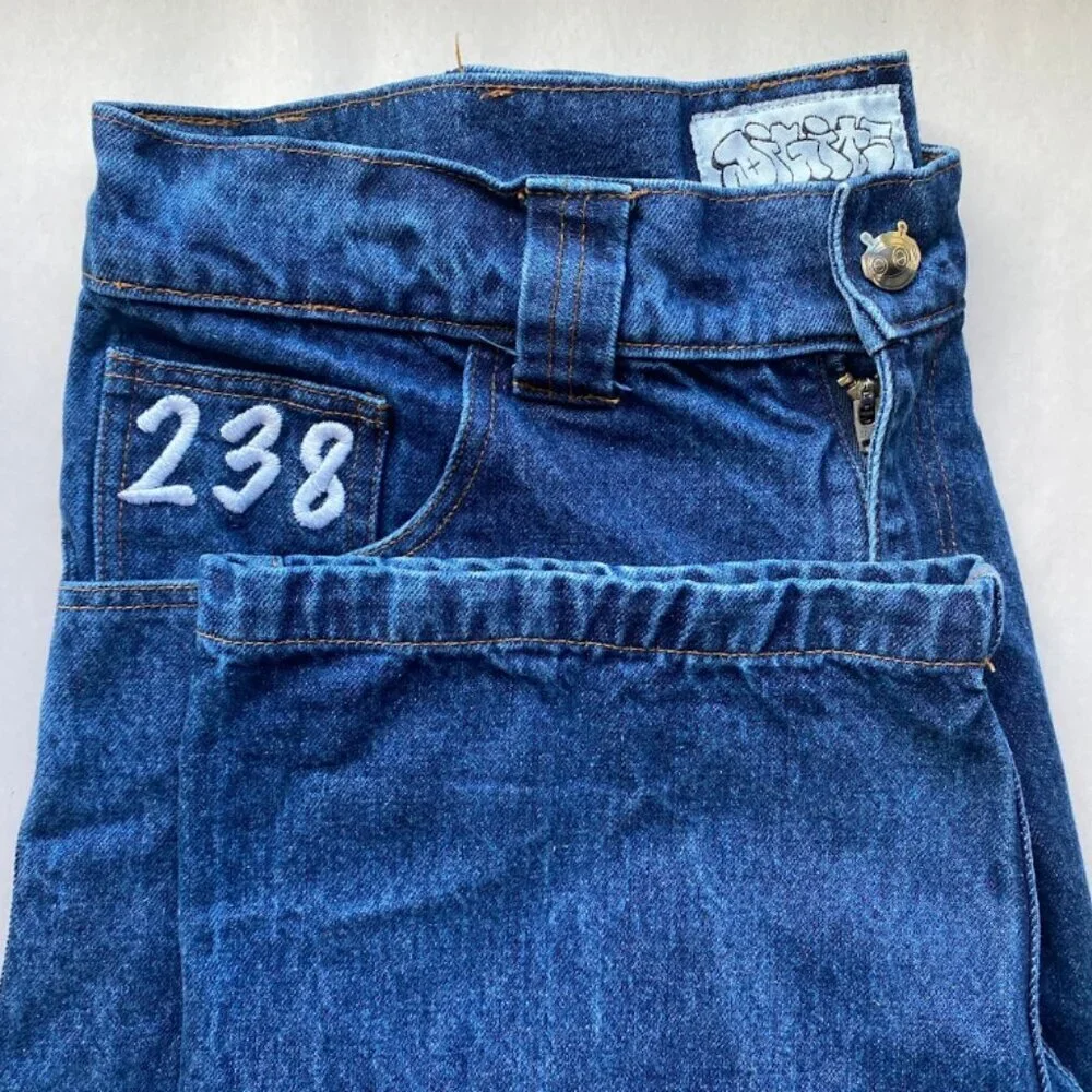 Digits 238 Jeans Baggy Limited Edition Robo Detail Streetwear Skater Size M